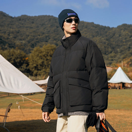 Outdoor Cold-proof Tooling Stand-up Collar Down Jacket